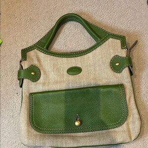 Tod's Green and Tan Shoulder Bag👝